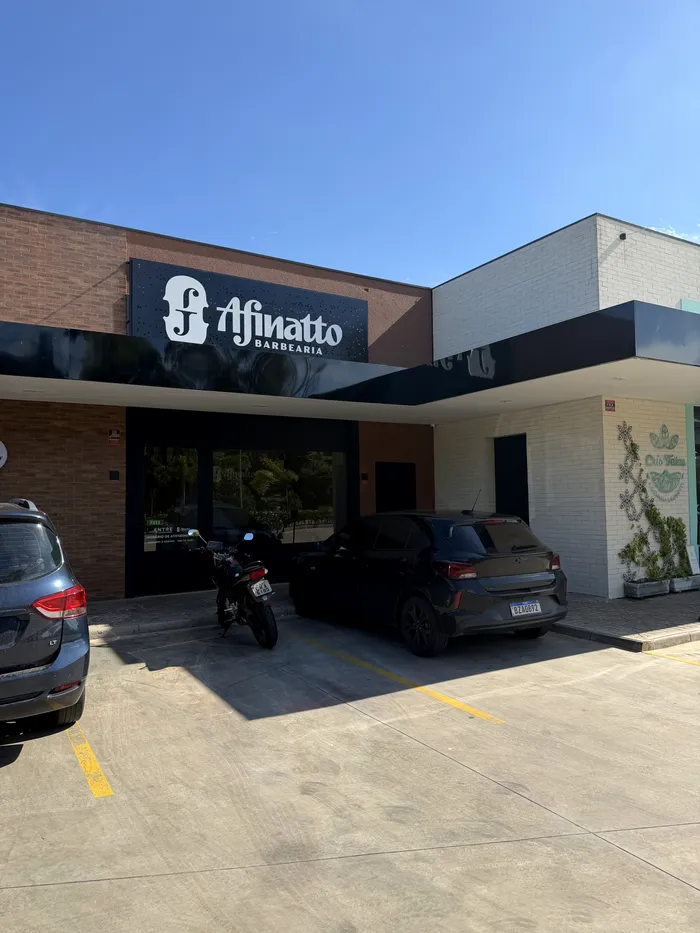 Fachada da Afinatto Barbearia na Rua Joaquim Silvério de Almeida, Parque Santa Maria, Tatuí